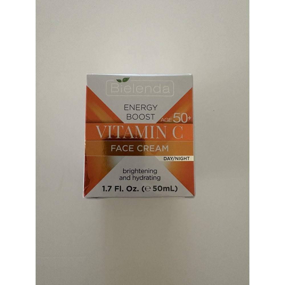 (NEW) Bielenda Energy Boost Vitamin C Face Cream 50ml – Day & Night, Age 50+
